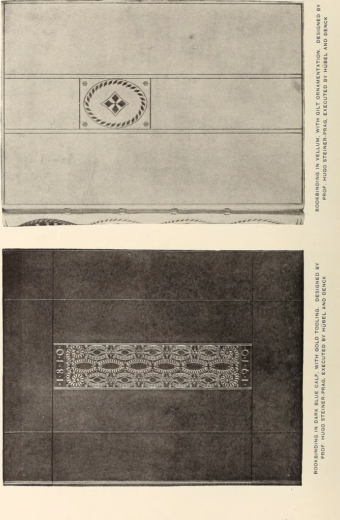 An illustration from The art of the book; a review of some recent European and American work in typography, page decoration & binding, 1914, leaf 179
