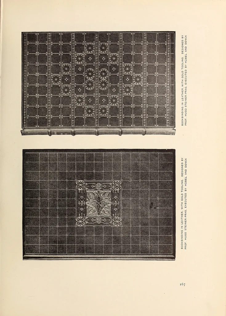 An illustration from The art of the book; a review of some recent European and American work in typography, page decoration & binding, 1914, leaf 180