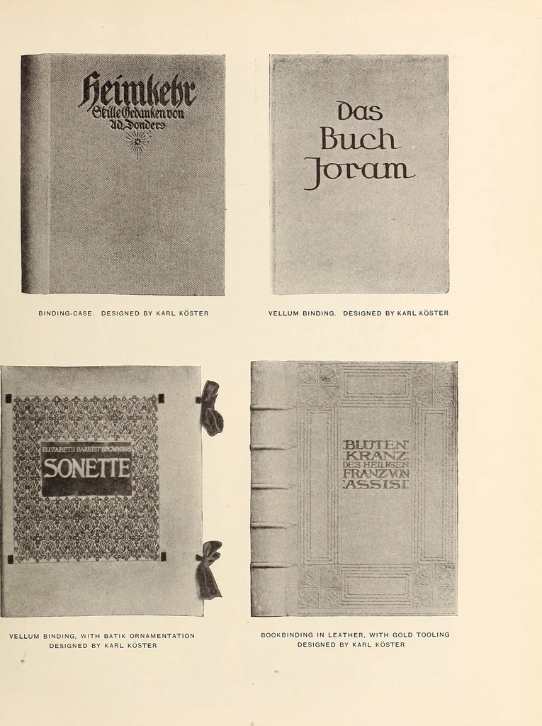 An illustration from The art of the book; a review of some recent European and American work in typography, page decoration & binding, 1914, leaf 182