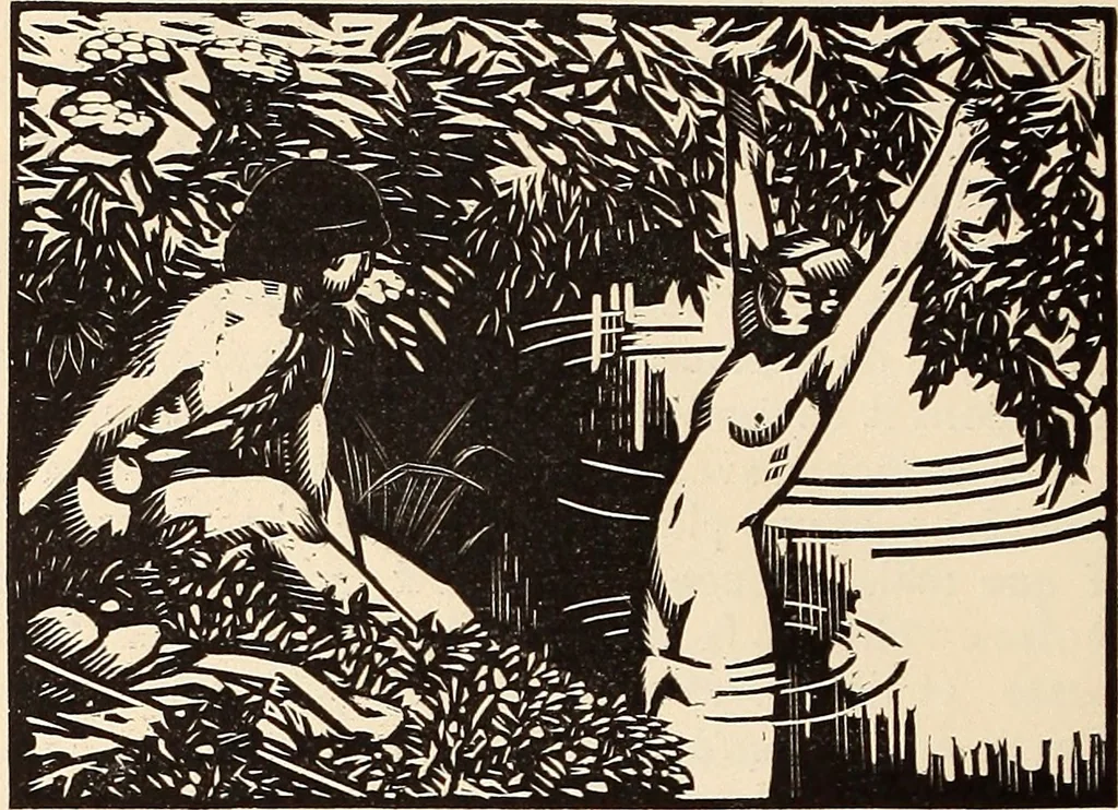 An illustration from The art of the book; a review of some recent European and American work in typography, page decoration & binding, 1914, leaf 203