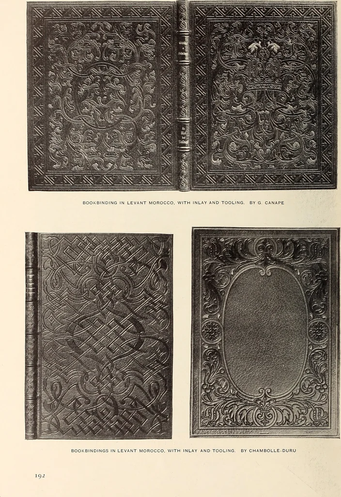 An illustration from The art of the book; a review of some recent European and American work in typography, page decoration & binding, 1914, leaf 205