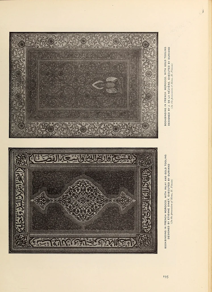 An illustration from The art of the book; a review of some recent European and American work in typography, page decoration & binding, 1914, leaf 208