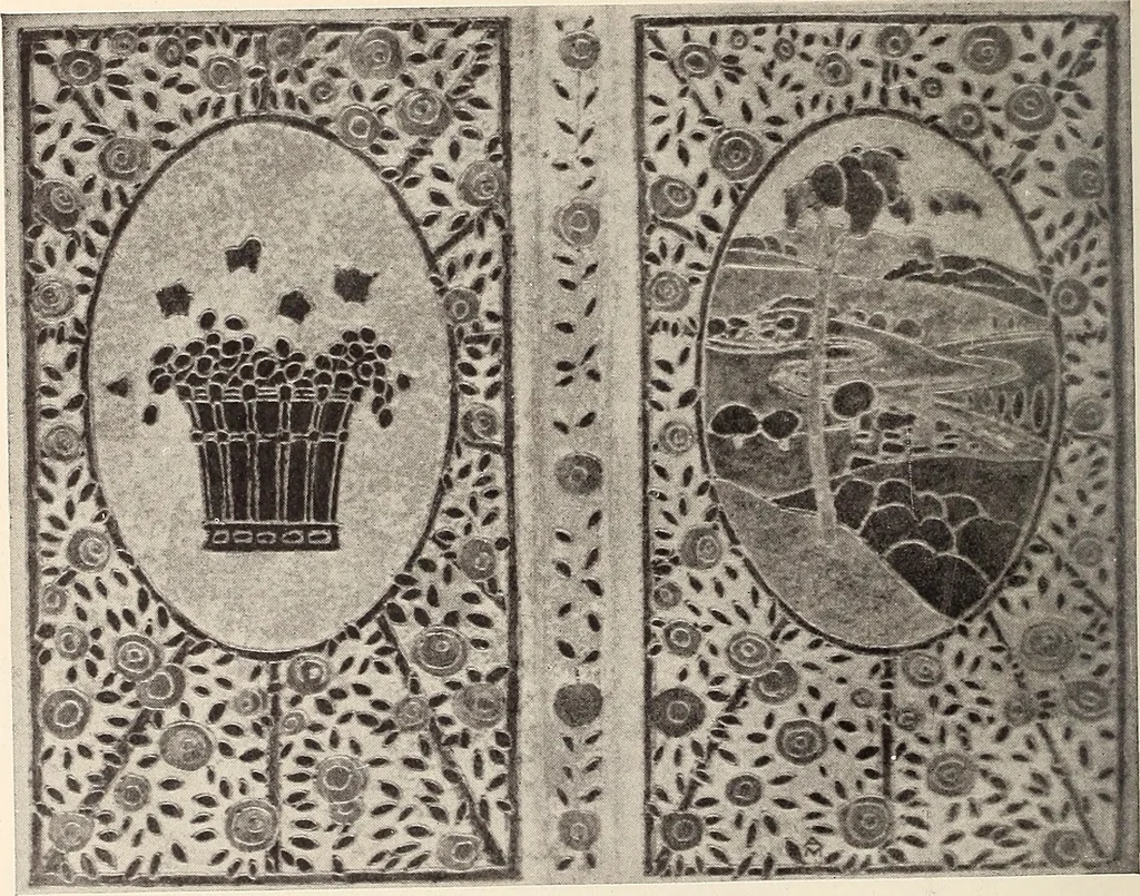 An illustration from The art of the book; a review of some recent European and American work in typography, page decoration & binding, 1914, leaf 209