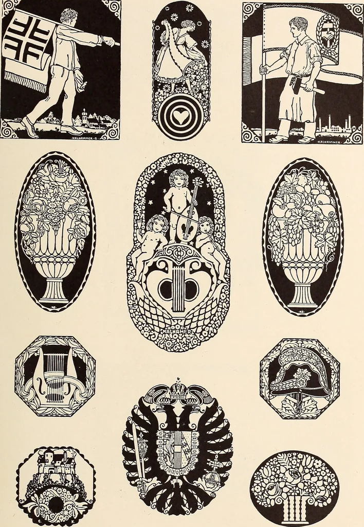 An illustration from The art of the book; a review of some recent European and American work in typography, page decoration & binding, 1914, leaf 238
