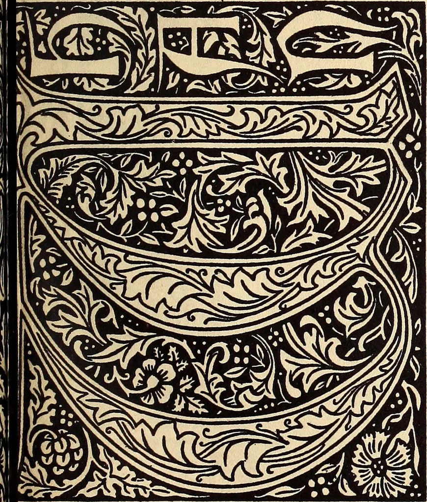 An illustration from The art of the book; a review of some recent European and American work in typography, page decoration & binding, 1914, leaf 26