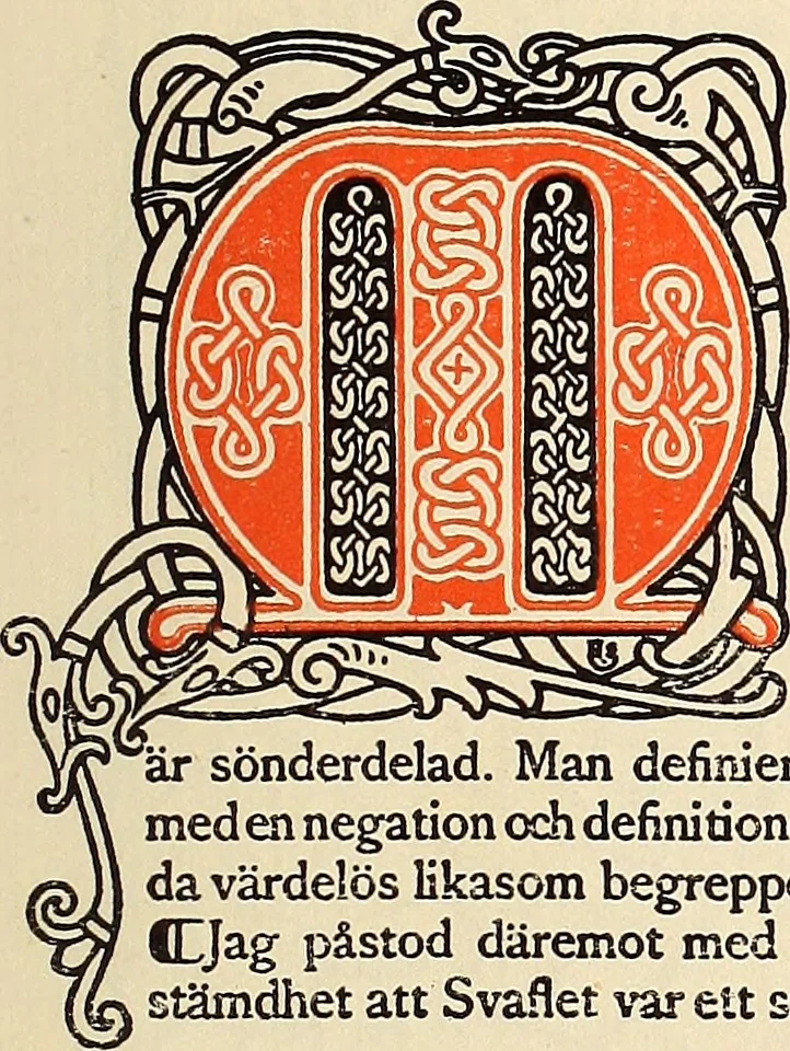 An illustration from The art of the book; a review of some recent European and American work in typography, page decoration & binding, 1914, leaf 262