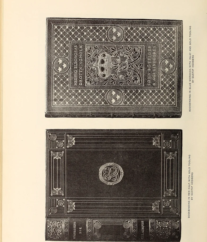 An illustration from The art of the book; a review of some recent European and American work in typography, page decoration & binding, 1914, leaf 267
