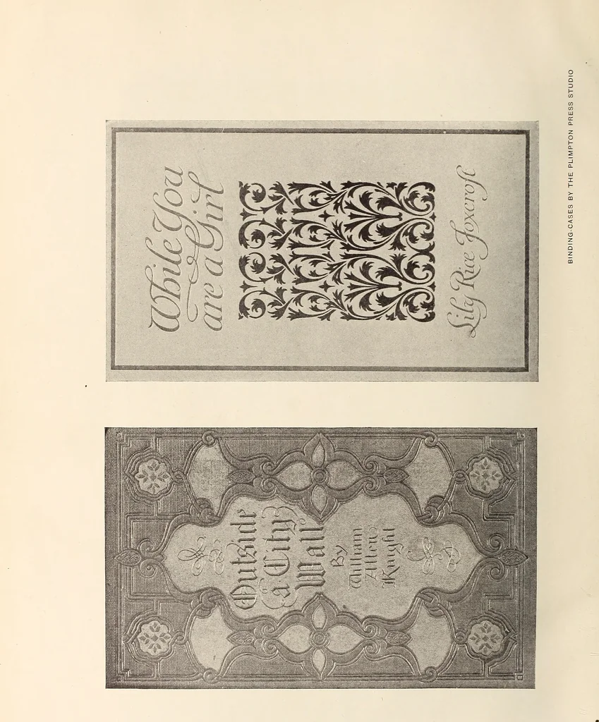 An illustration from The art of the book; a review of some recent European and American work in typography, page decoration & binding, 1914, leaf 289