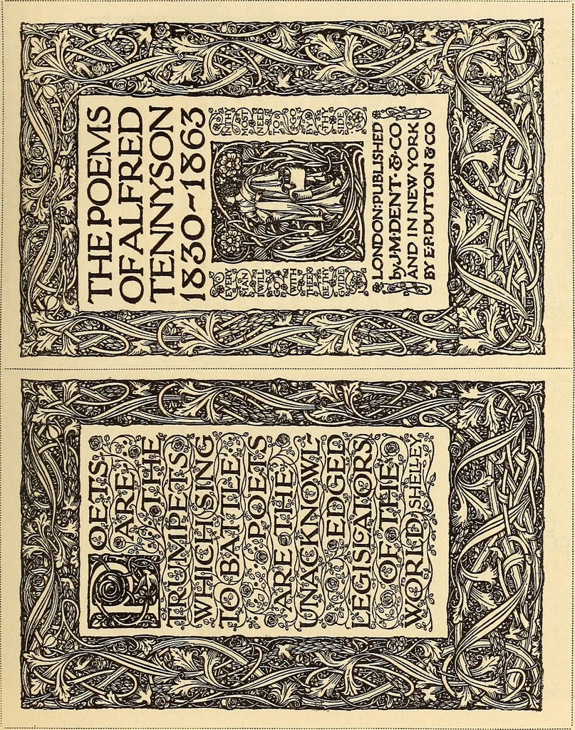 An illustration from The art of the book; a review of some recent European and American work in typography, page decoration & binding, 1914, leaf 72