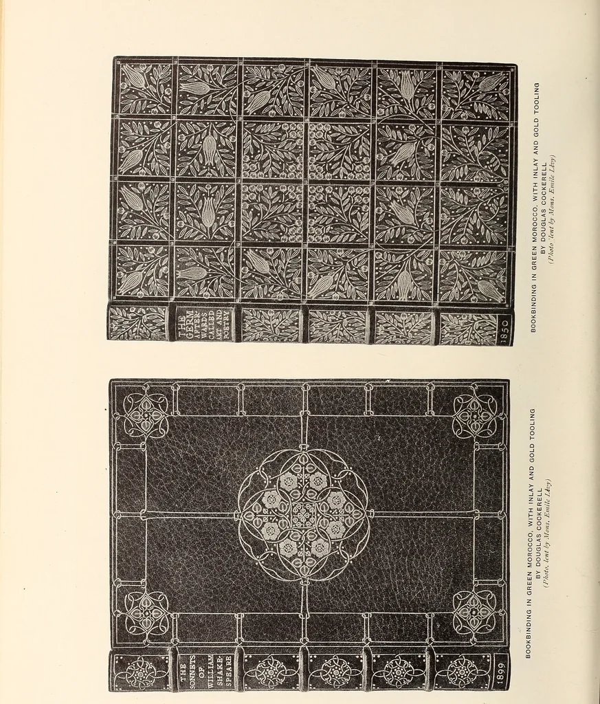 An illustration from The art of the book; a review of some recent European and American work in typography, page decoration & binding, 1914, leaf 93