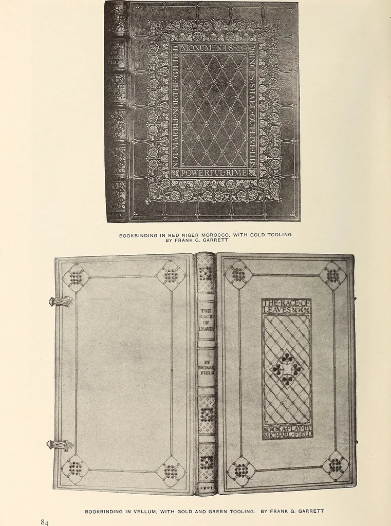 An illustration from The art of the book; a review of some recent European and American work in typography, page decoration & binding, 1914, leaf 97