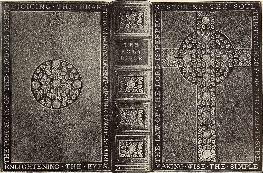 An illustration from The art of the book; a review of some recent European and American work in typography, page decoration & binding, 1914, leaf 98