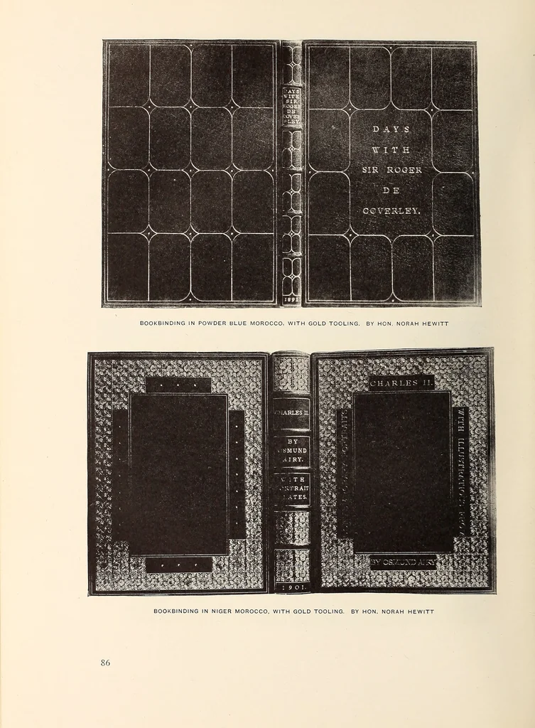 An illustration from The art of the book; a review of some recent European and American work in typography, page decoration & binding, 1914, leaf 99