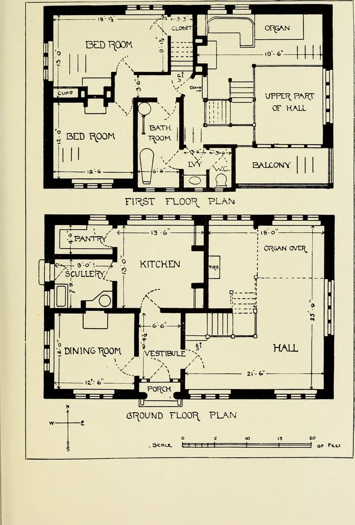 An illustration from The art of building a home. A collection of lectures and illustrations, 1901, leaf 164
