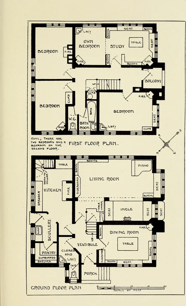 An illustration from The art of building a home. A collection of lectures and illustrations, 1901, leaf 166