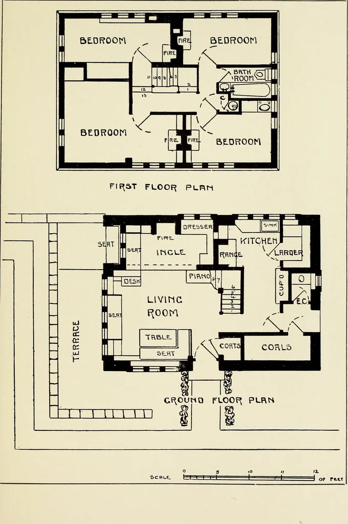 An illustration from The art of building a home. A collection of lectures and illustrations, 1901, leaf 168