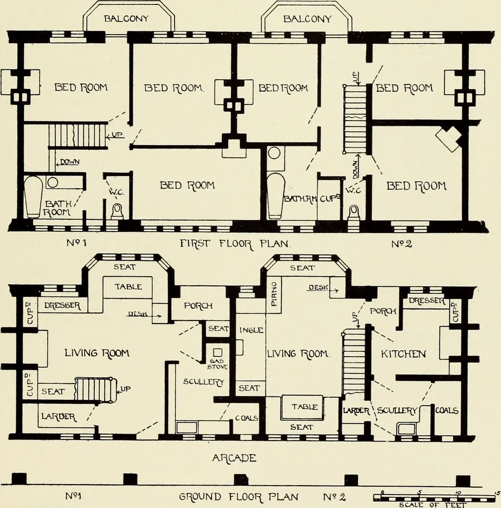 An illustration from The art of building a home. A collection of lectures and illustrations, 1901, leaf 176