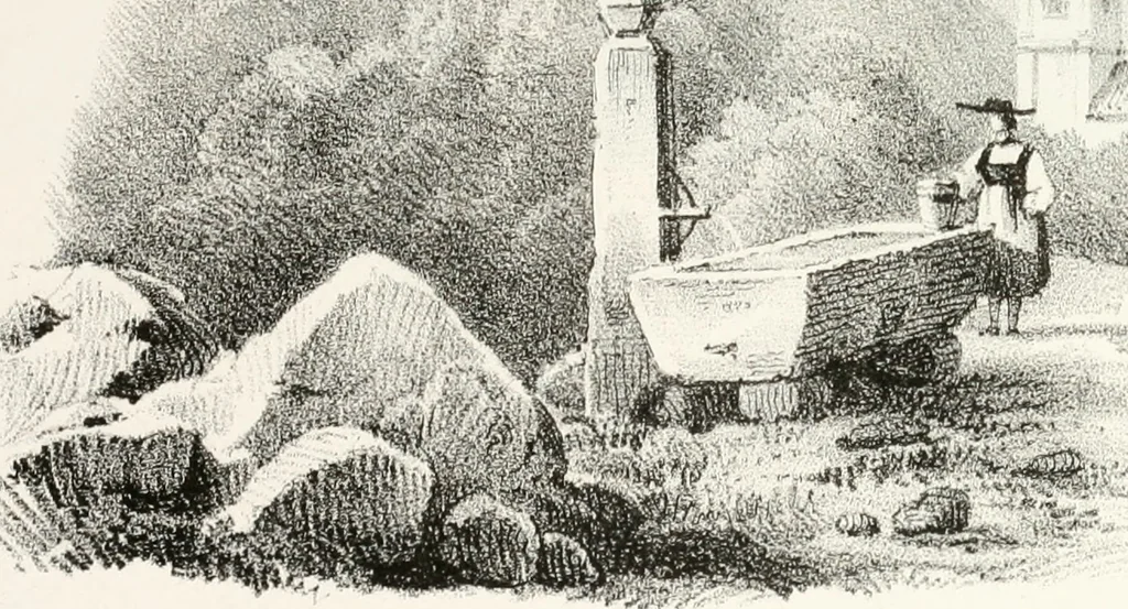 An illustration from The art of drawing on stone, giving a full explanation of the various styles, of the different methods to be employed to ensure success, and of the modes of correcting, as well as of the several causes of failure, 1833, leaf 116