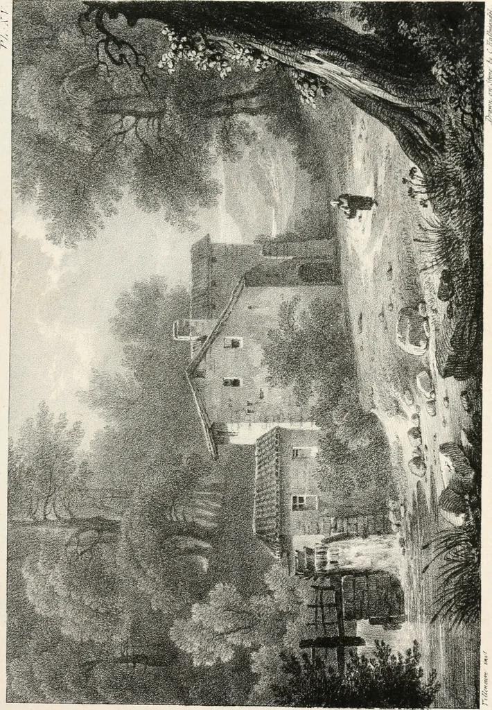 An illustration from The art of drawing on stone, giving a full explanation of the various styles, of the different methods to be employed to ensure success, and of the modes of correcting, as well as of the several causes of failure, 1833, leaf 136