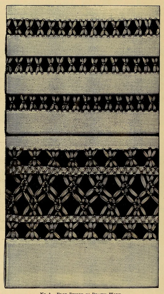 An illustration from The art of drawn work.., 1901, leaf 24