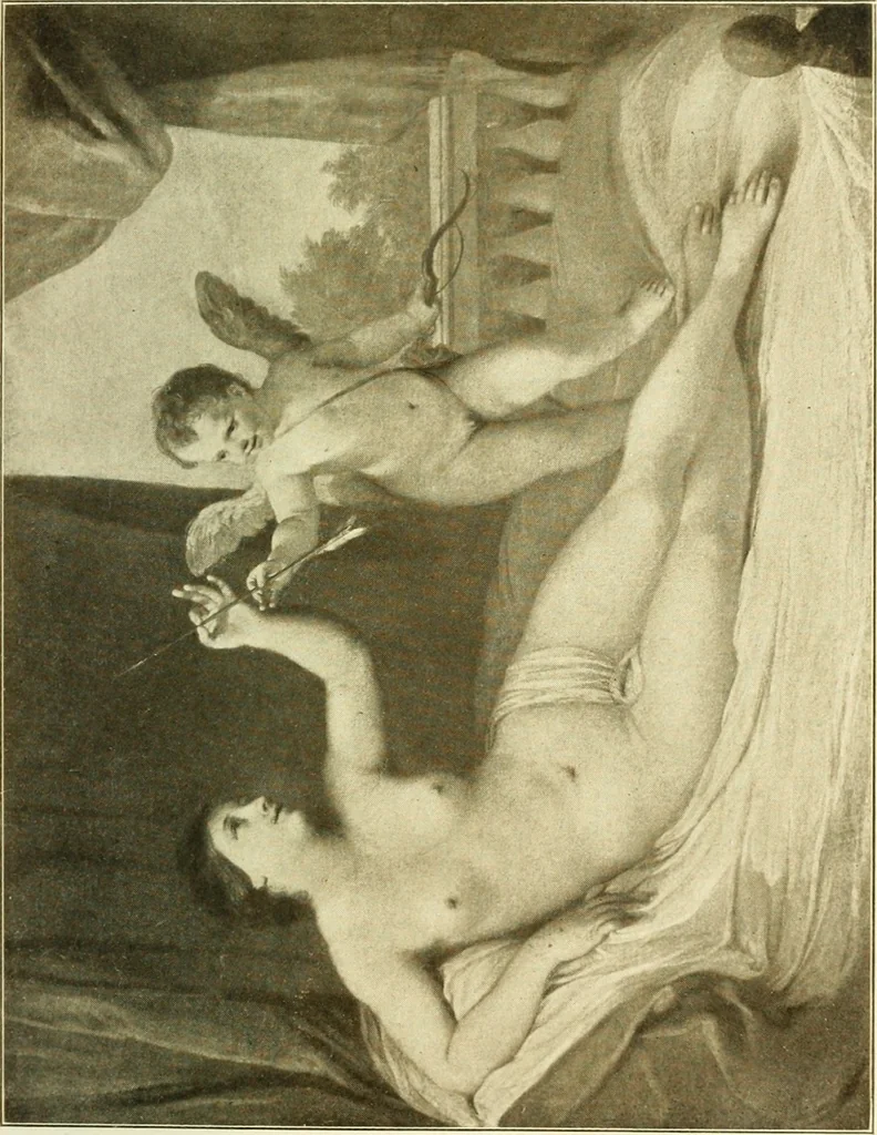 An illustration from The art of the Dresden gallery; notes and observations upon the old and modern masters and paintings in the royal collection, 1907, leaf 118
