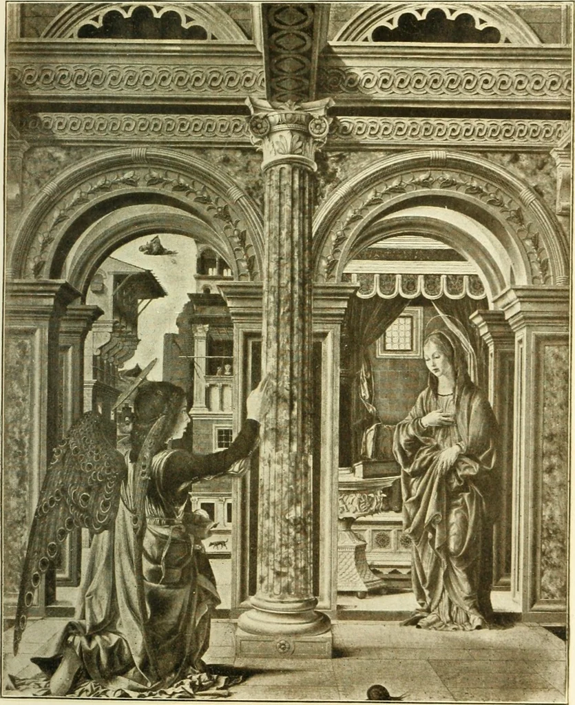 An illustration from The art of the Dresden gallery; notes and observations upon the old and modern masters and paintings in the royal collection, 1907, leaf 26