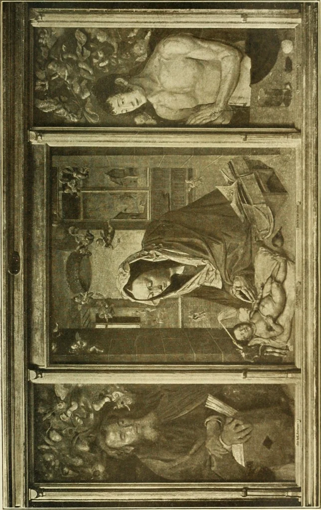 An illustration from The art of the Dresden gallery; notes and observations upon the old and modern masters and paintings in the royal collection, 1907, leaf 270