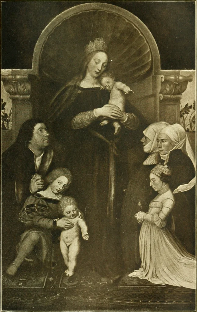 An illustration from The art of the Dresden gallery; notes and observations upon the old and modern masters and paintings in the royal collection, 1907, leaf 278