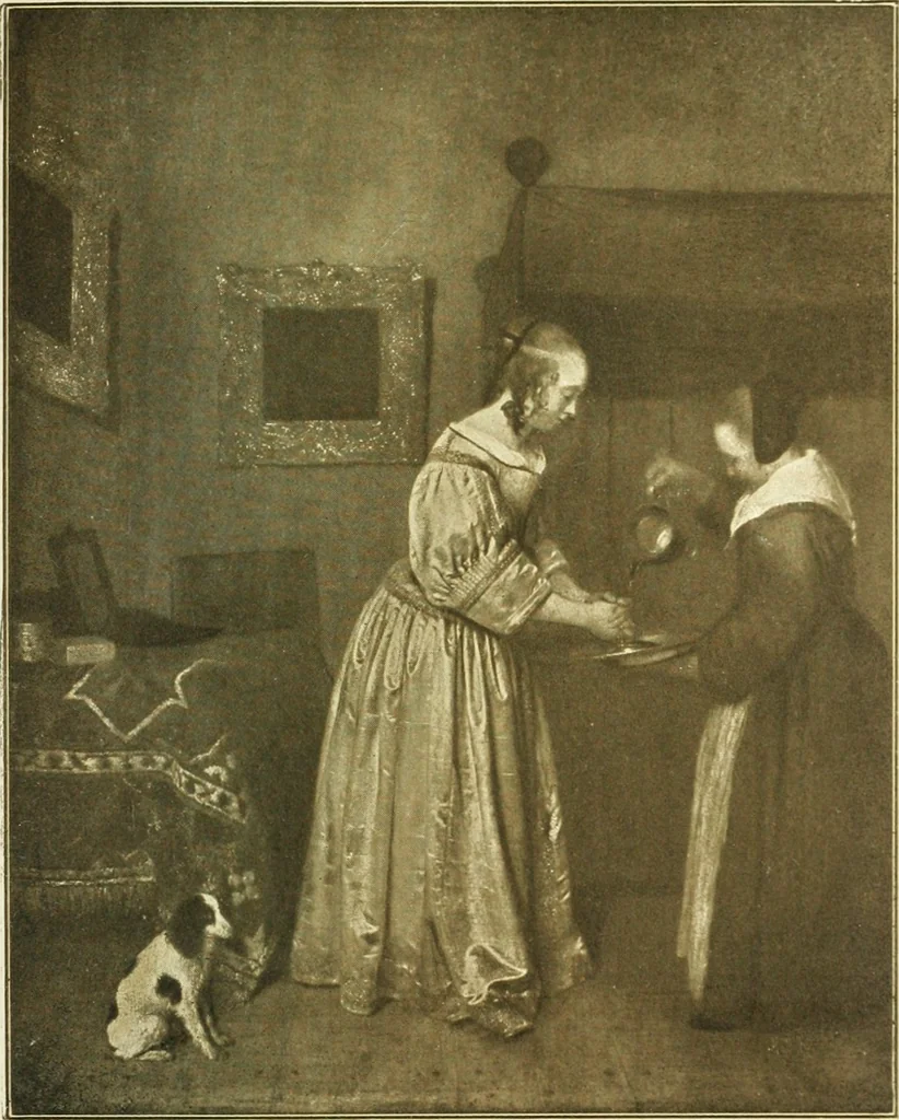 An illustration from The art of the Dresden gallery; notes and observations upon the old and modern masters and paintings in the royal collection, 1907, leaf 452