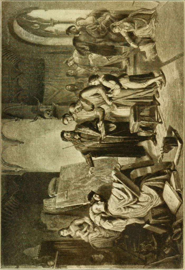 An illustration from The art of the Dresden gallery; notes and observations upon the old and modern masters and paintings in the royal collection, 1907, leaf 480