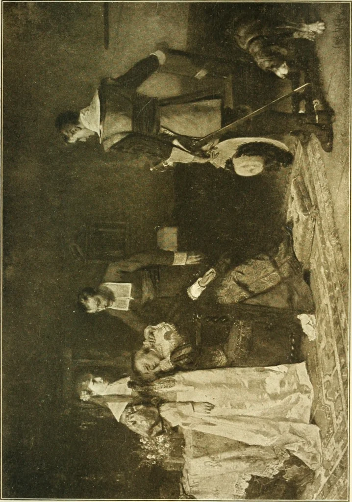 An illustration from The art of the Dresden gallery; notes and observations upon the old and modern masters and paintings in the royal collection, 1907, leaf 524