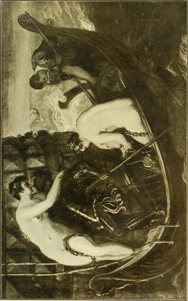 An illustration from The art of the Dresden gallery; notes and observations upon the old and modern masters and paintings in the royal collection, 1907, leaf 90