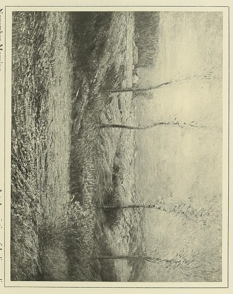 An illustration from The art of Dwight W. Tryon : an appreciation, 1909, leaf 85