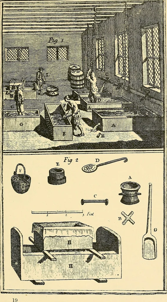 An illustration from The art of dyeing wool, silk, and cotton, 1901, leaf 312