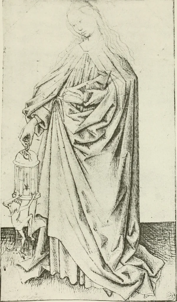 An illustration from The art of the great masters, as exemplified by drawings in the collection of Émile Wauters, membre de l'Académie royale de Belgique, 1913, leaf 142