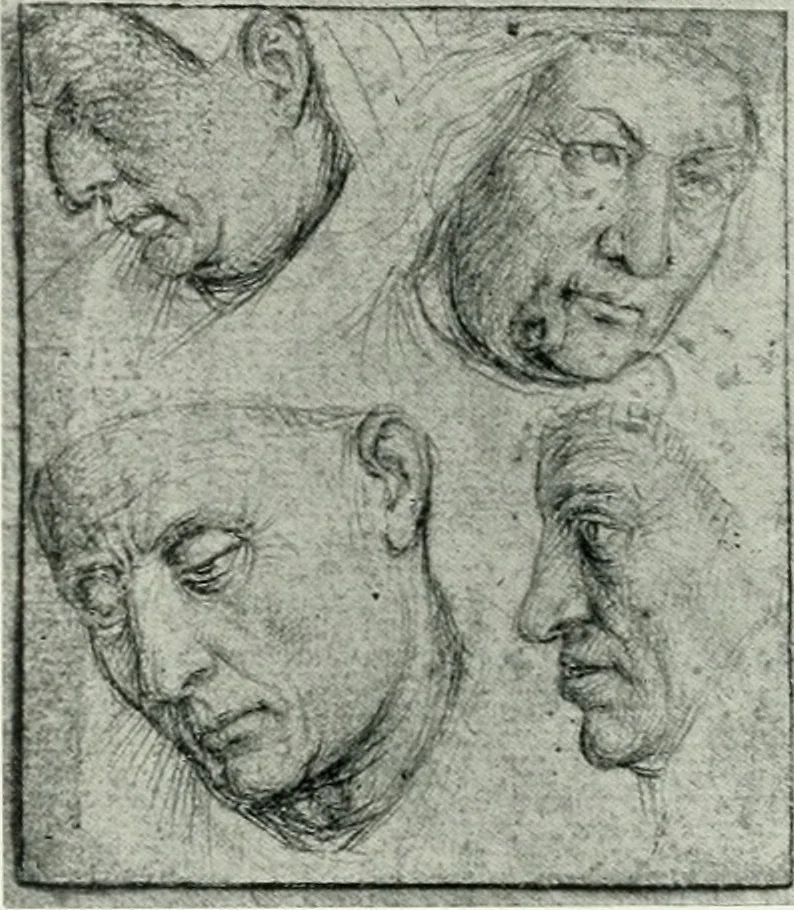 An illustration from The art of the great masters, as exemplified by drawings in the collection of Émile Wauters, membre de l'Académie royale de Belgique, 1913, leaf 144
