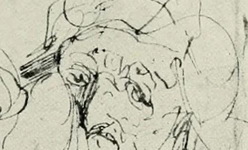 An illustration from The art of the great masters, as exemplified by drawings in the collection of Émile Wauters, membre de l'Académie royale de Belgique, 1913, leaf 147