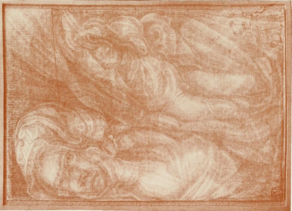 An illustration from The art of the great masters, as exemplified by drawings in the collection of Émile Wauters, membre de l'Académie royale de Belgique, 1913, leaf 160