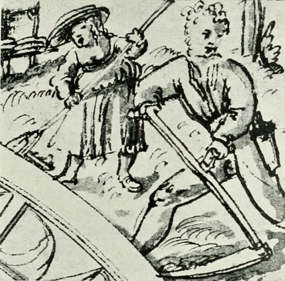 An illustration from The art of the great masters, as exemplified by drawings in the collection of Émile Wauters, membre de l'Académie royale de Belgique, 1913, leaf 164