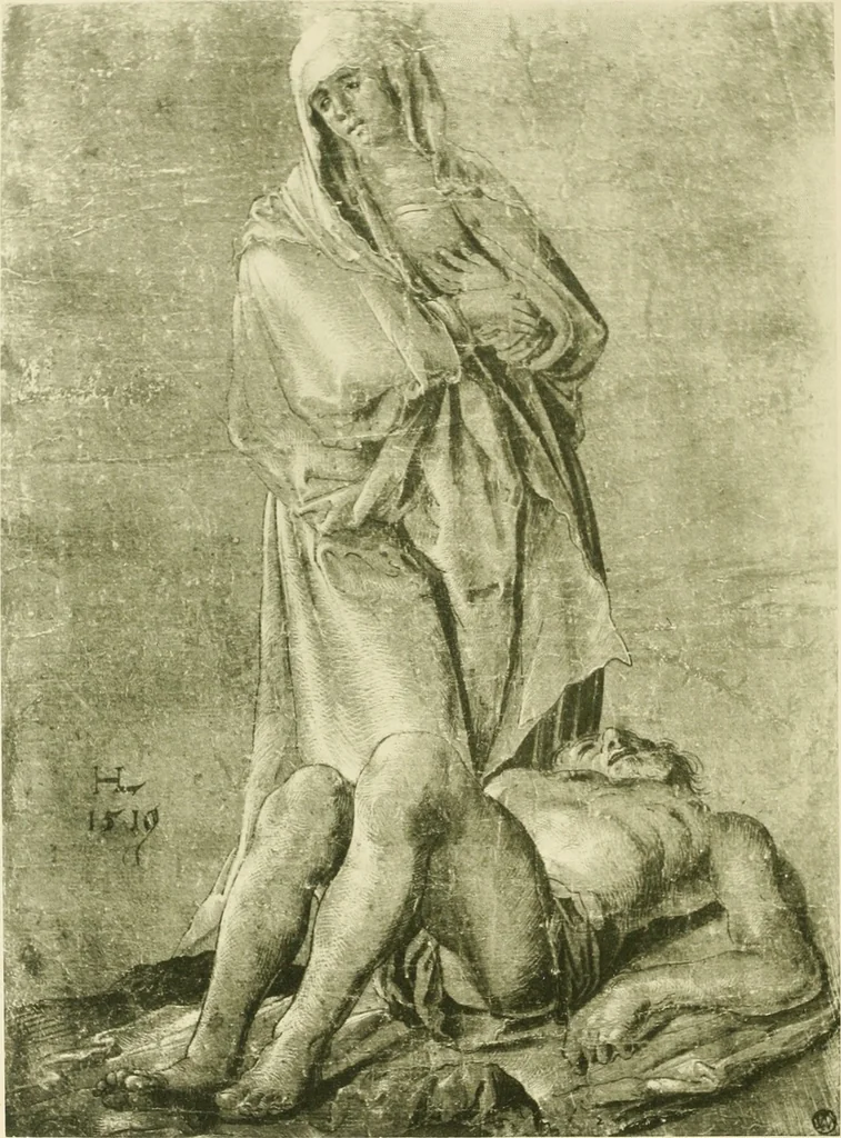 An illustration from The art of the great masters, as exemplified by drawings in the collection of Émile Wauters, membre de l'Académie royale de Belgique, 1913, leaf 173