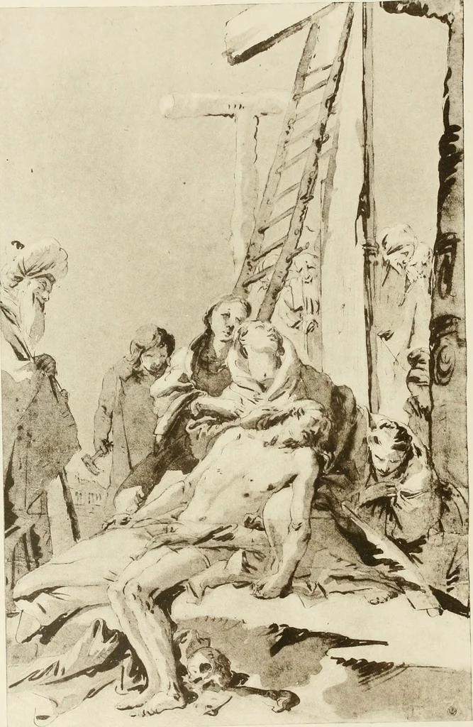 An illustration from The art of the great masters, as exemplified by drawings in the collection of Émile Wauters, membre de l'Académie royale de Belgique, 1913, leaf 201