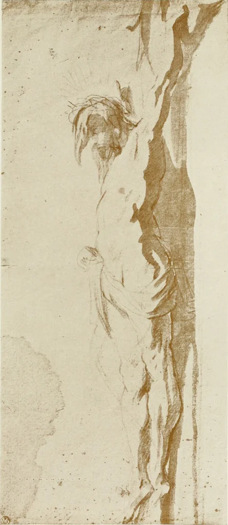 An illustration from The art of the great masters, as exemplified by drawings in the collection of Émile Wauters, membre de l'Académie royale de Belgique, 1913, leaf 212