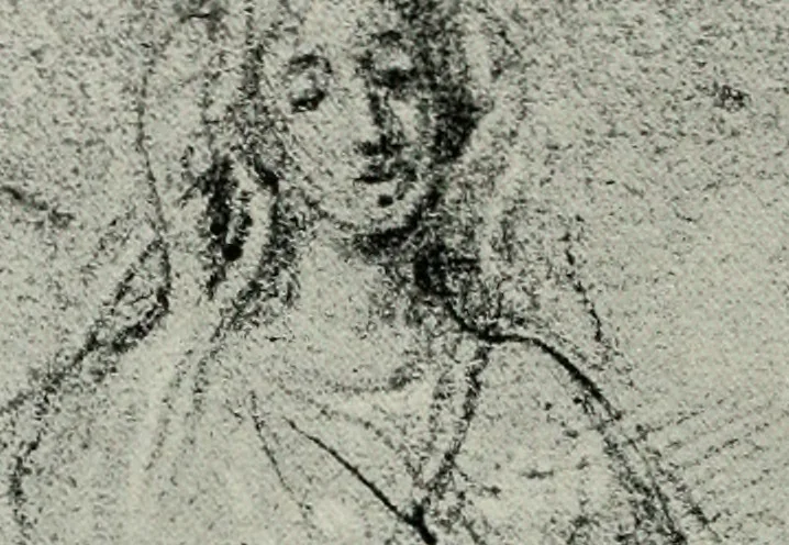 An illustration from The art of the great masters, as exemplified by drawings in the collection of Émile Wauters, membre de l'Académie royale de Belgique, 1913, leaf 229