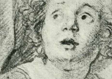 An illustration from The art of the great masters, as exemplified by drawings in the collection of Émile Wauters, membre de l'Académie royale de Belgique, 1913, leaf 234