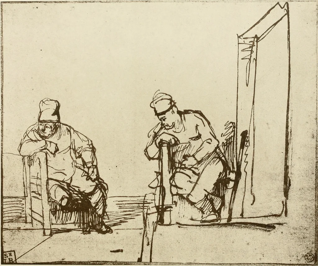 An illustration from The art of the great masters, as exemplified by drawings in the collection of Émile Wauters, membre de l'Académie royale de Belgique, 1913, leaf 241