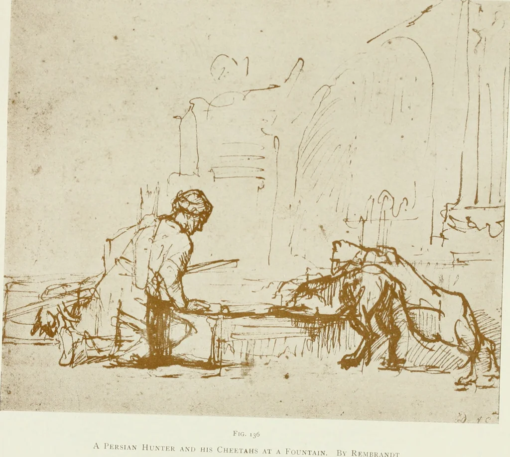 An illustration from The art of the great masters, as exemplified by drawings in the collection of Émile Wauters, membre de l'Académie royale de Belgique, 1913, leaf 250