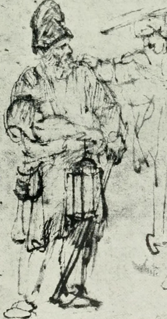 An illustration from The art of the great masters, as exemplified by drawings in the collection of Émile Wauters, membre de l'Académie royale de Belgique, 1913, leaf 252