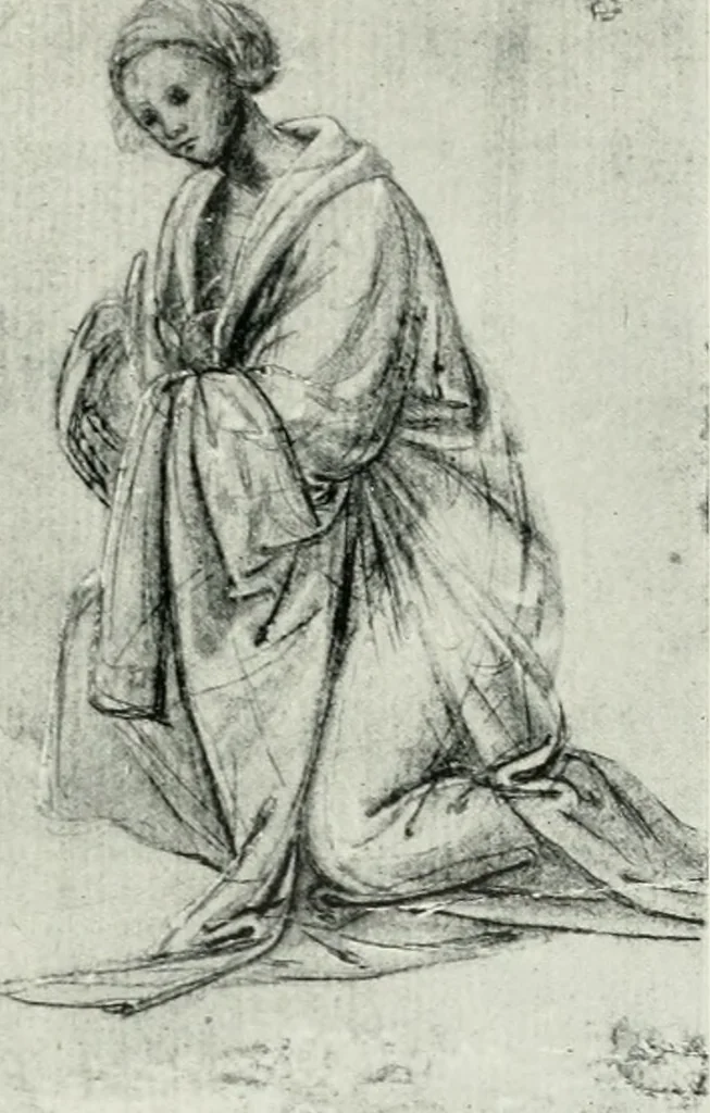 An illustration from The art of the great masters, as exemplified by drawings in the collection of Émile Wauters, membre de l'Académie royale de Belgique, 1913, leaf 26