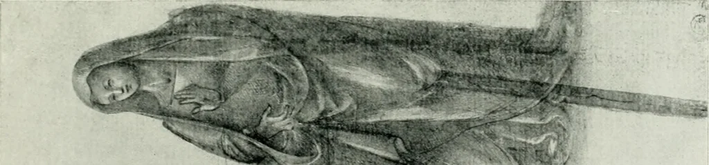 An illustration from The art of the great masters, as exemplified by drawings in the collection of Émile Wauters, membre de l'Académie royale de Belgique, 1913, leaf 26