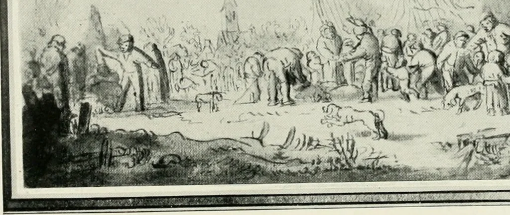 An illustration from The art of the great masters, as exemplified by drawings in the collection of Émile Wauters, membre de l'Académie royale de Belgique, 1913, leaf 267